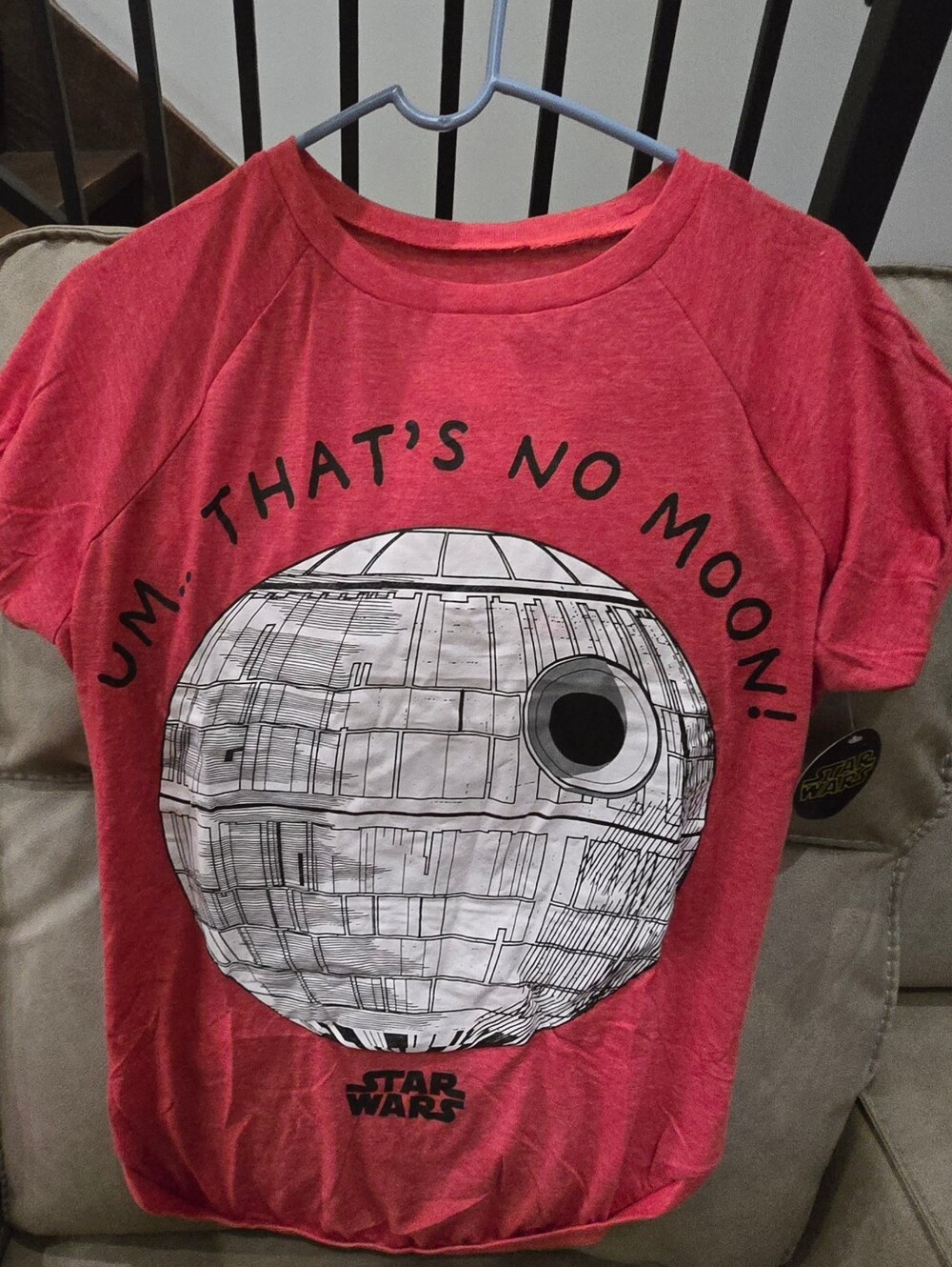 Star Wars Dog Shirt Red Death Star Graphic Tee